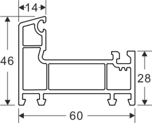 60 Small Window Frame