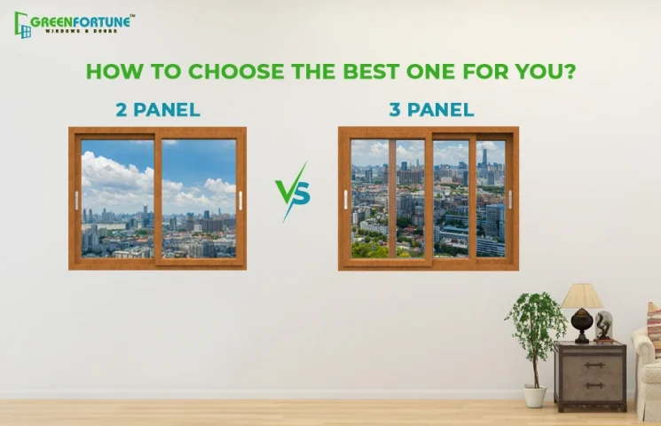 2 Track or 3 Track uPVC Windows