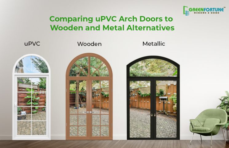 Comparison of uPVC arch doors