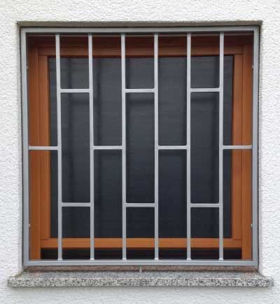 Minimalist steel Grills window