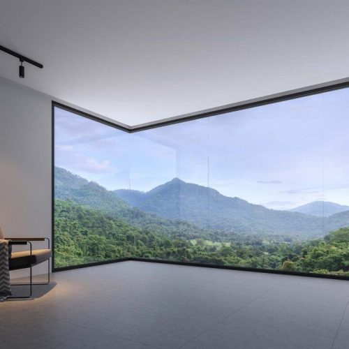 Glass-to-glass window