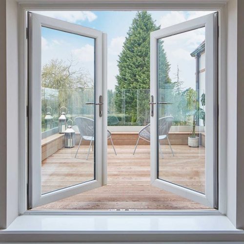 upvc french window
