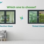 reflective glass vs tinted glass