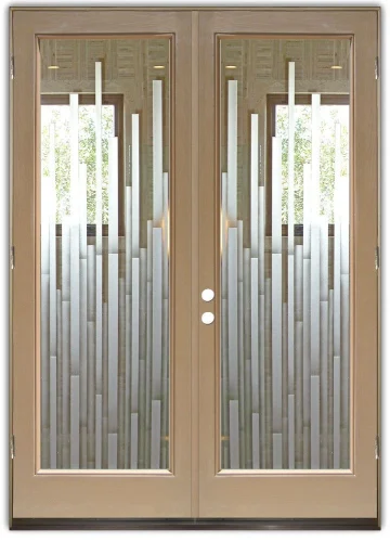 Frosted Glass WPC Doors Designs