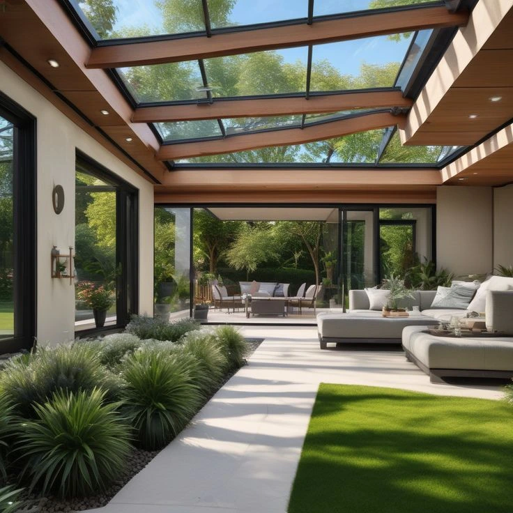 Large Glass Panels for Natural Light