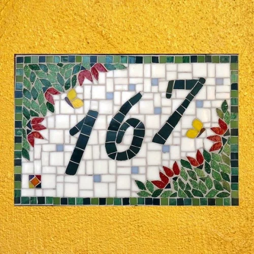 Mosaic Name Plates