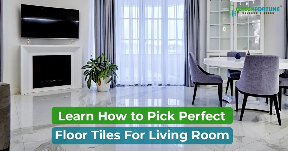 floor tiles in living room
