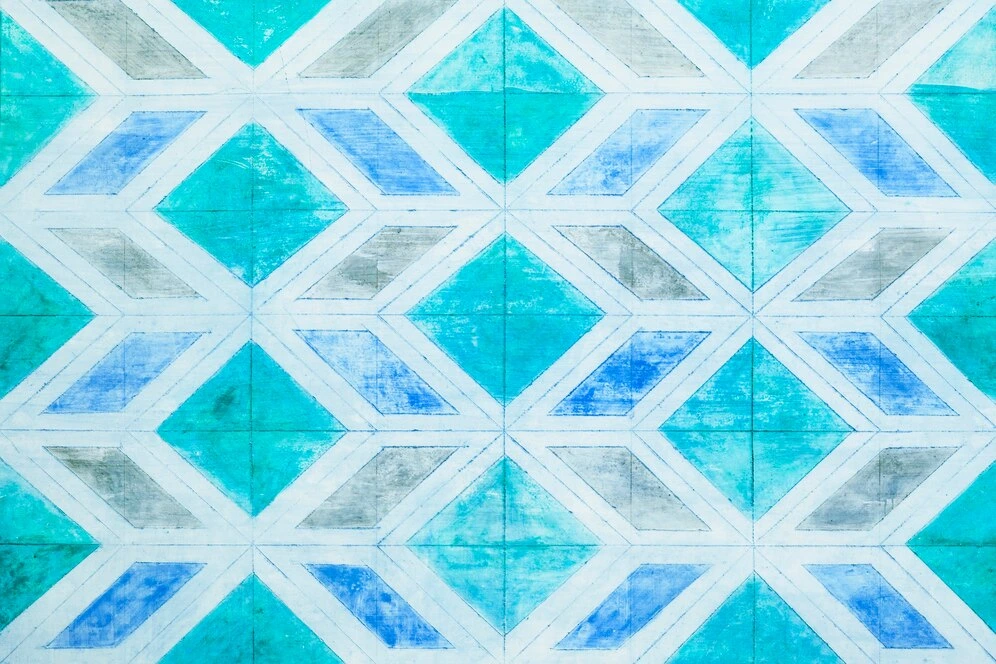 Textured Blue Tiles