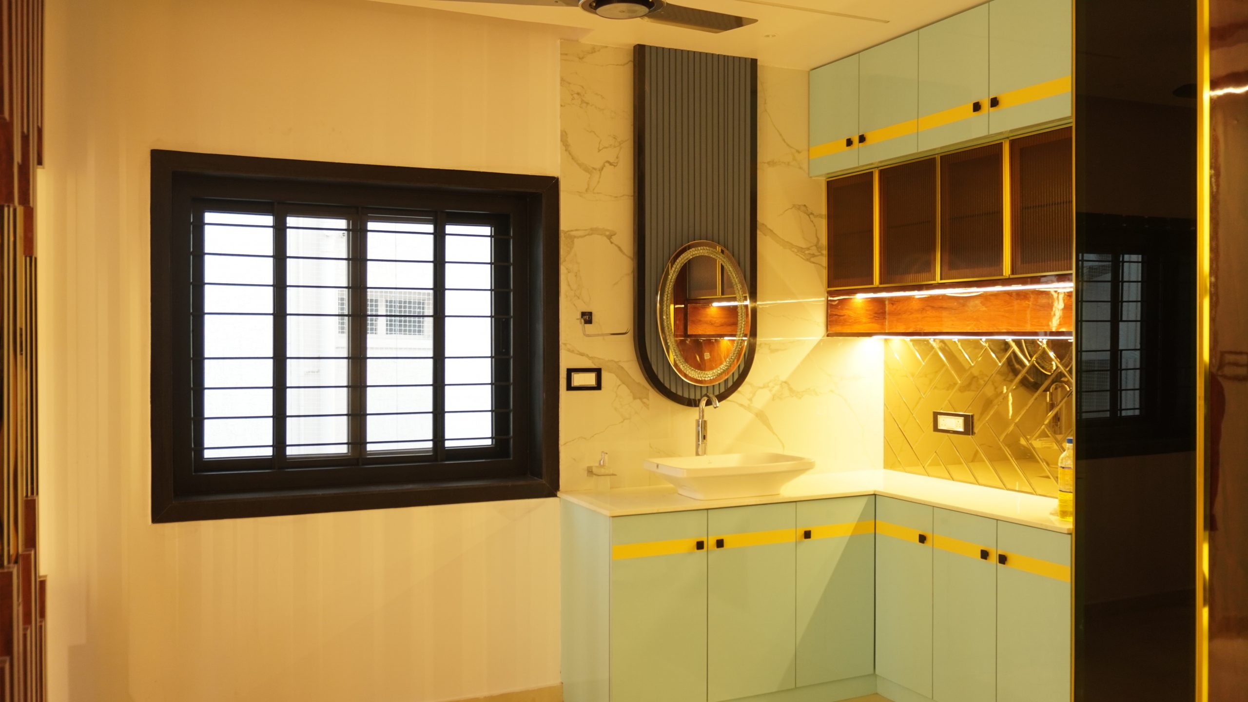 uPVC Window with Grill
