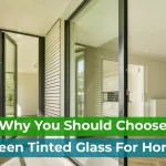 green tinted glass