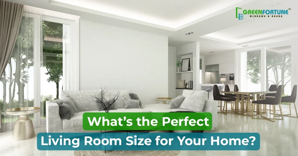 standard living room size
