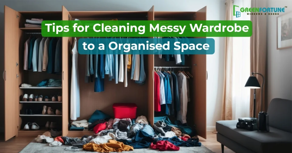 cleaning wardrobe