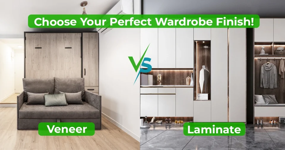 Veneer vs Laminate: Understanding Their Differences for Wardrobe Design