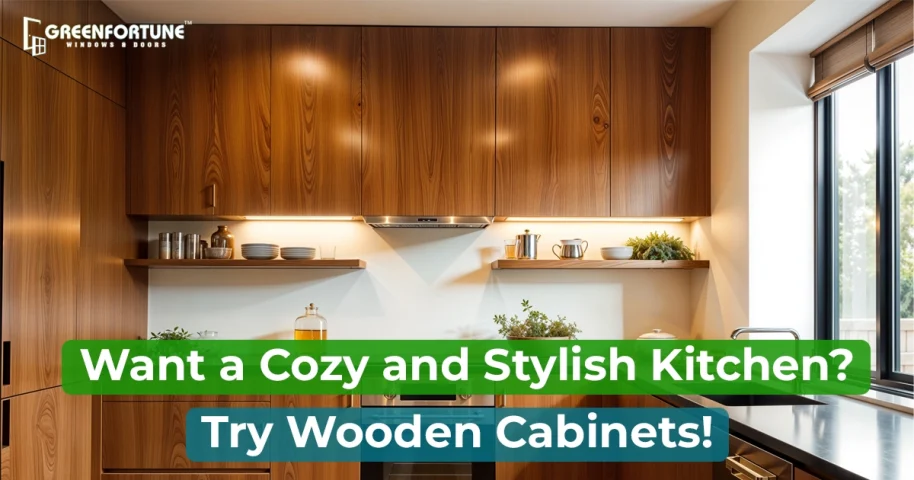 wooden kitchen cabinets