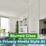 blurred glass
