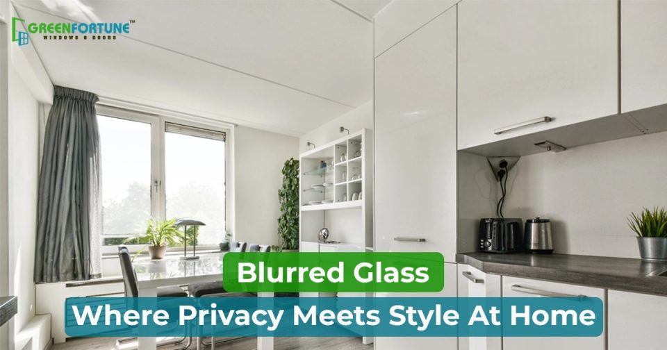 blurred glass
