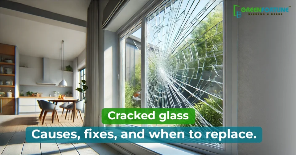 cracked glass