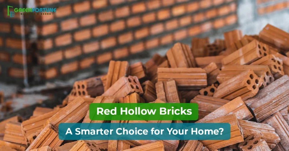 red hollow bricks