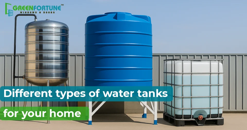 Water Tank on House