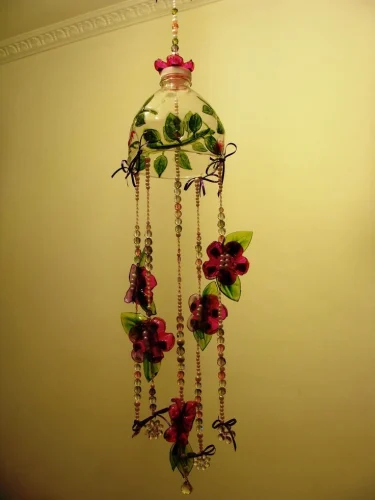 Upcycled Bottles and Faux Flowers