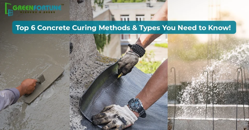 types of concrete curing