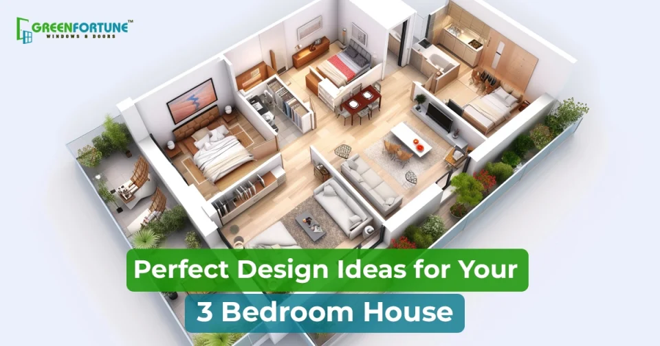 design for 3 bedroom house