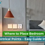 bedroom electrical points