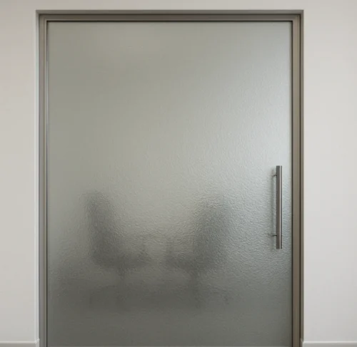 Textured Frosted Glass Door
