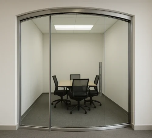 Curved Glass Sliding Door