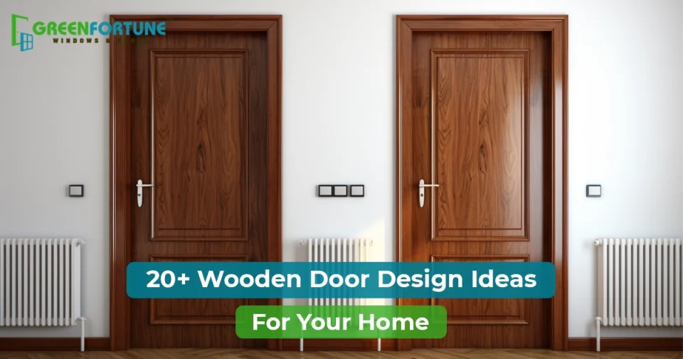 wood door design for room