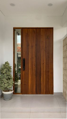 wood door design for room