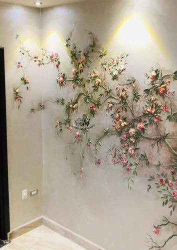 Faux Flower Wall Art