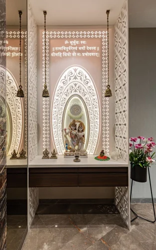 pooja mandir lights for home
