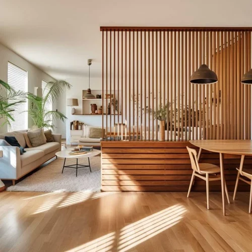 Partial Walls or Half Partitions