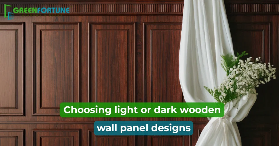 wooden wall panel design