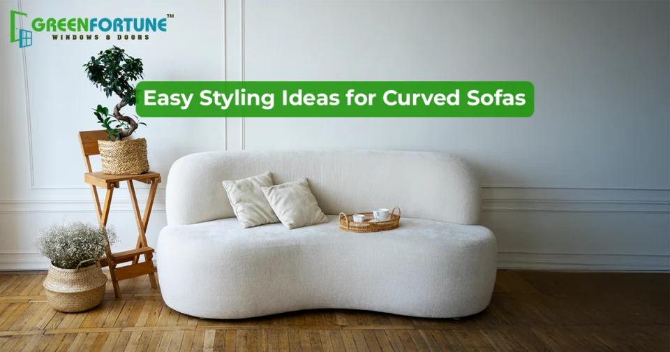 curved sofa living room