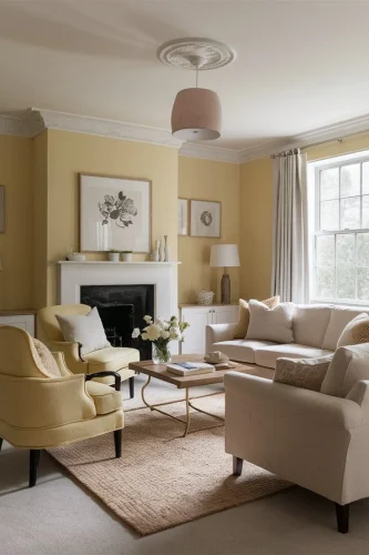 Stick to soft colours on the walls. 