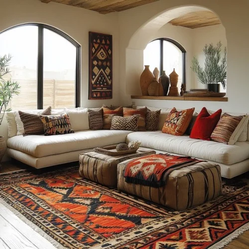 Place heavy furniture in the southwest. 