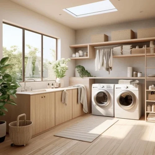 Unique Washing Area Design by Home Zone