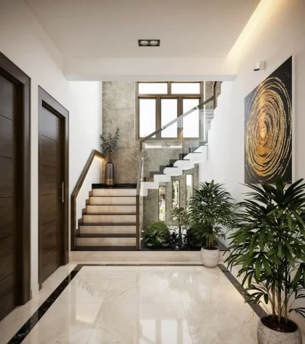 Build staircases in the south or west.