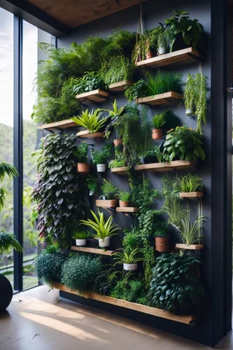 Greenery to Your Wall Niches
