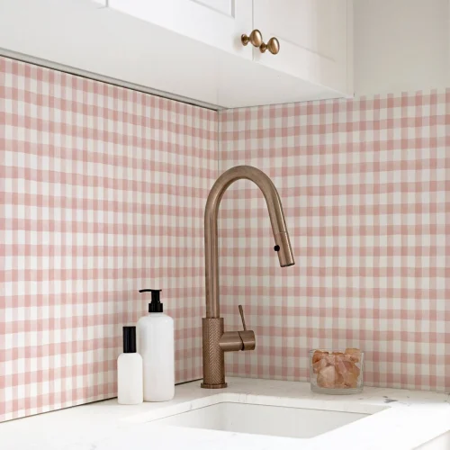  pink gingham