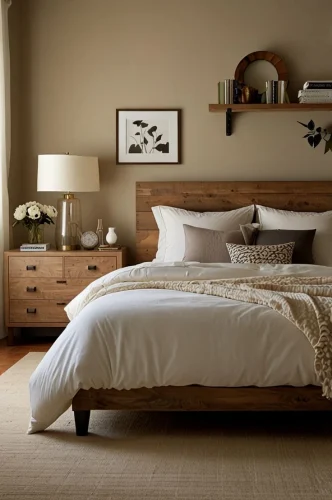  Shiplap-Inspired Headboard Bed Frame
