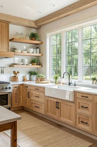 Organic modern kitchen