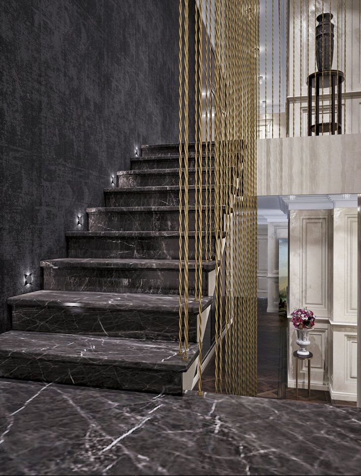 Floating Granite Stairs for a Modern Twist