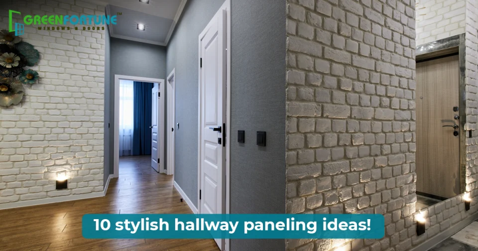 wall paneling ideas for hallways