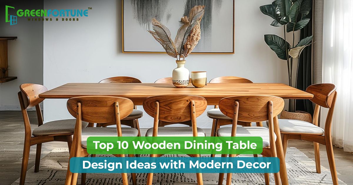 Luxury Wooden Dining Table Designs That Blend Style & Comfort