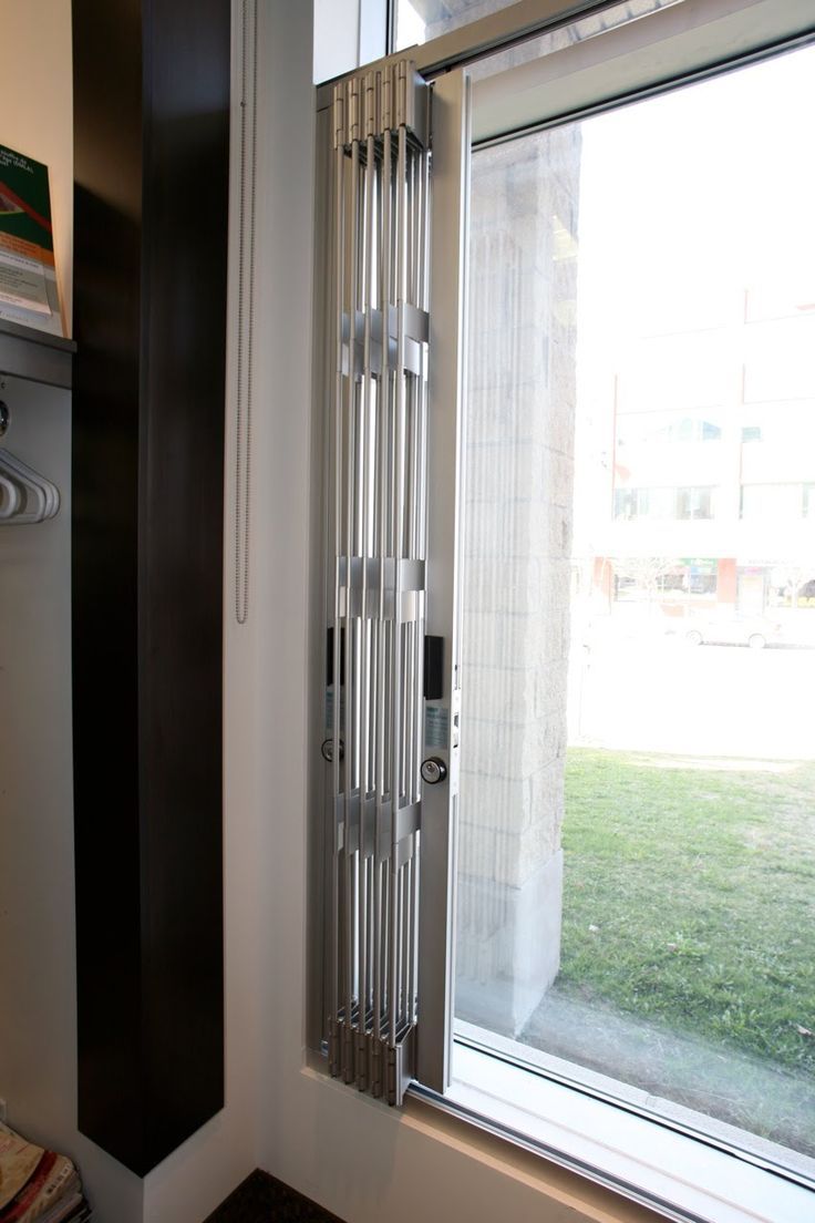 retractable window grills