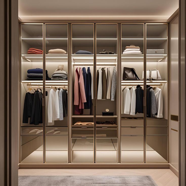 Clear Glass Wardrobes