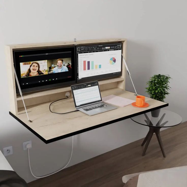 What exactly is a foldable wall desk